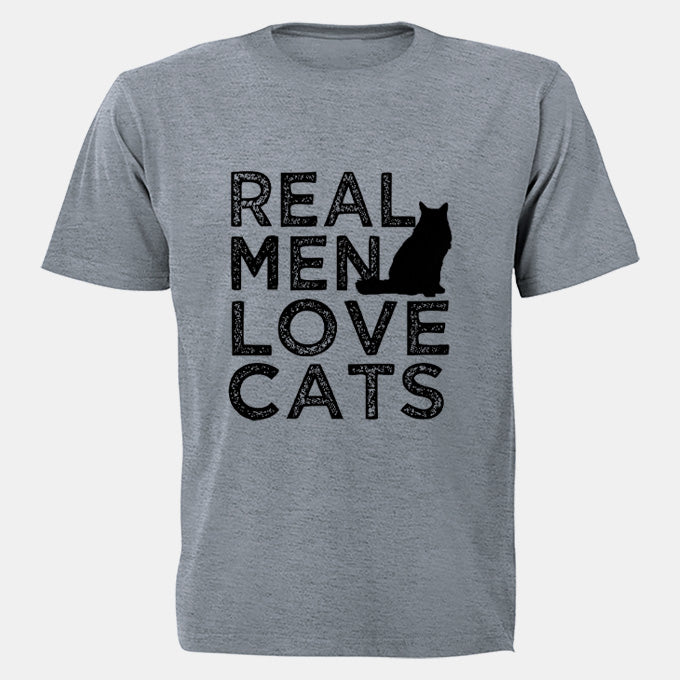 Real Men Love Cats - Adults - T-Shirt - BuyAbility South Africa