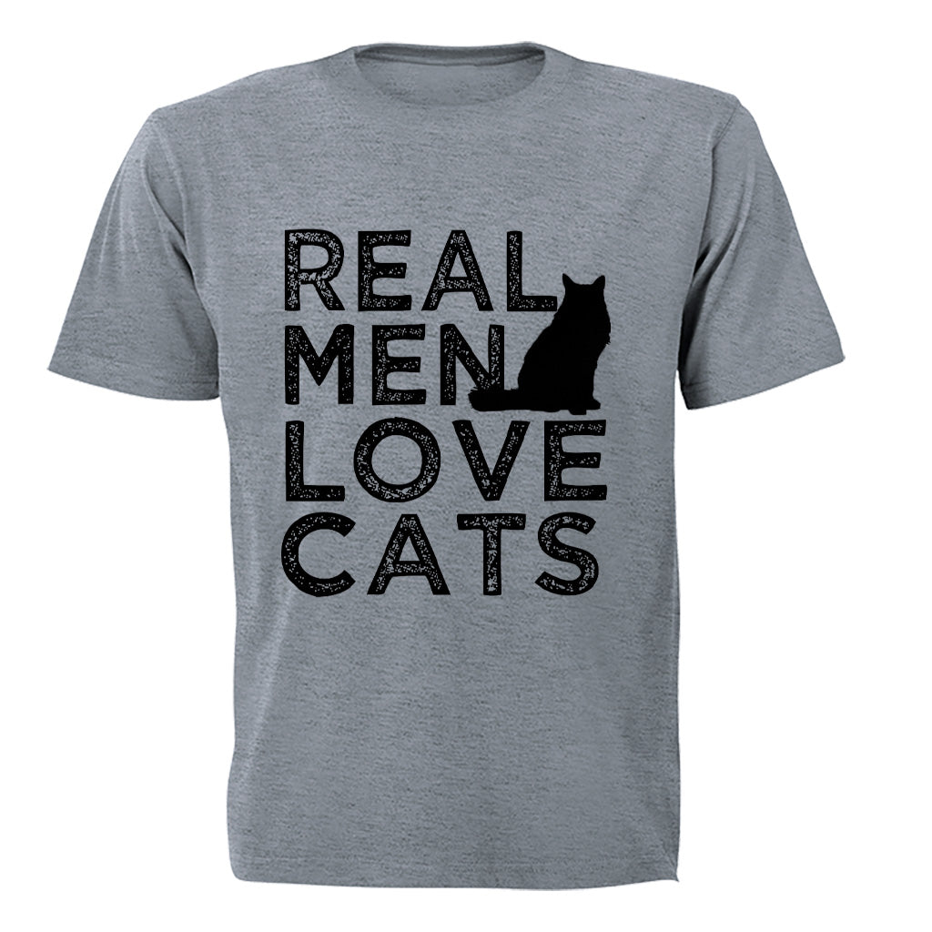 Real Men Love Cats - Adults - T-Shirt - BuyAbility South Africa