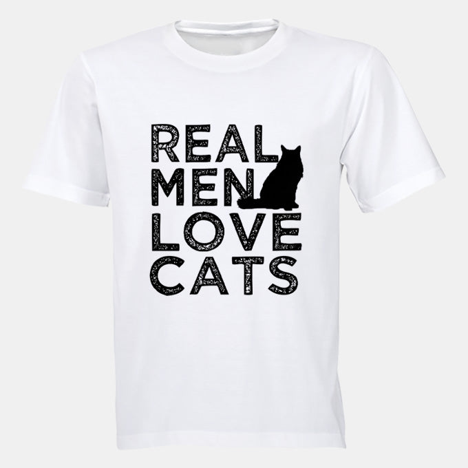 Real Men Love Cats - Adults - T-Shirt - BuyAbility South Africa