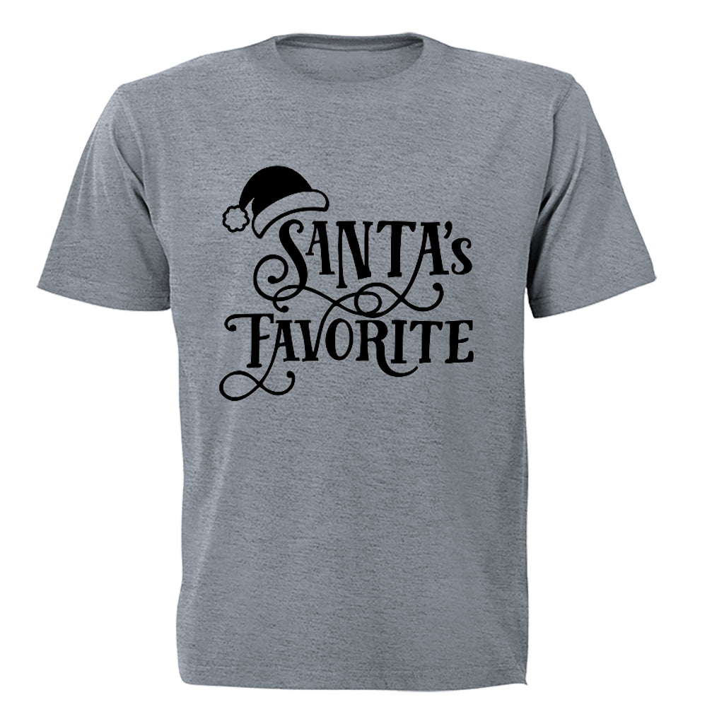 Santa s Favorite - Christmas Hat - Kids T-Shirt - BuyAbility South Africa