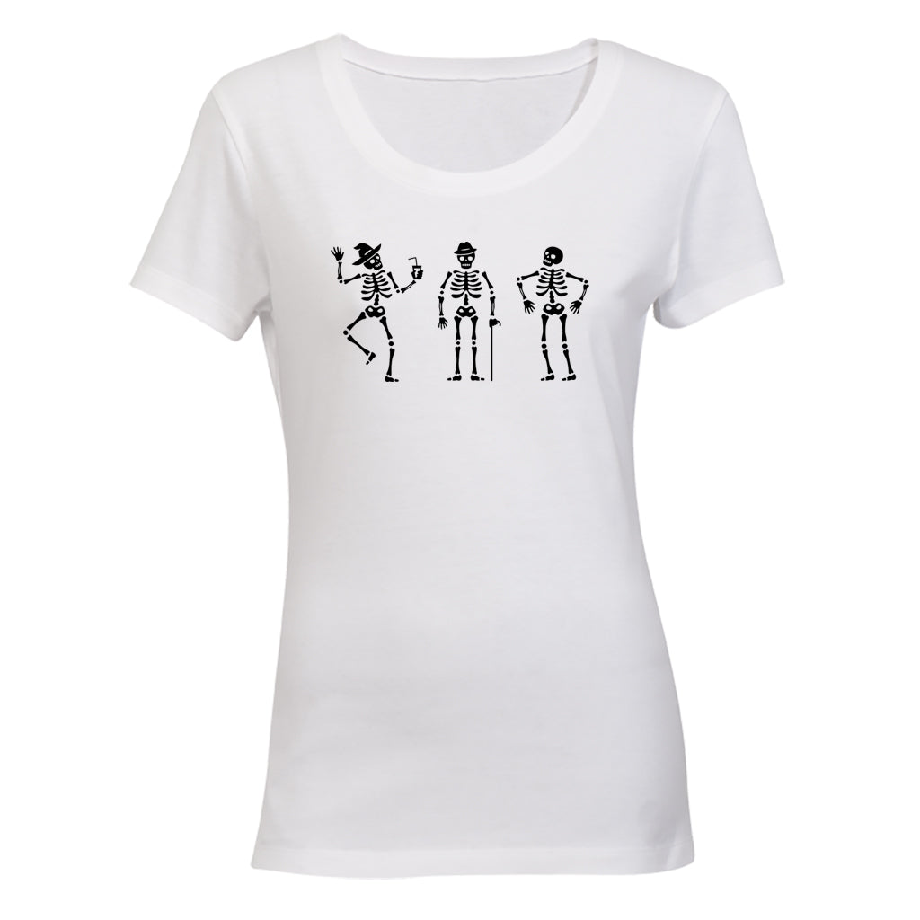 Skeleton Party - Halloween - Ladies - T-Shirt - BuyAbility South Africa