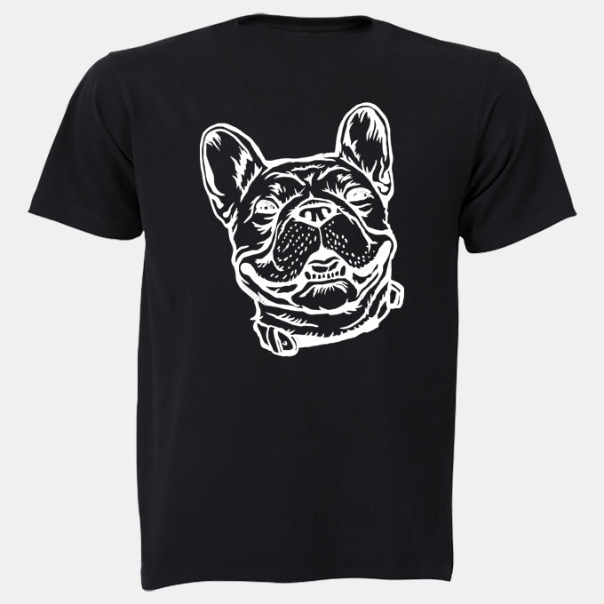 Smiling French Bulldog - Adults - T-Shirt - BuyAbility South Africa