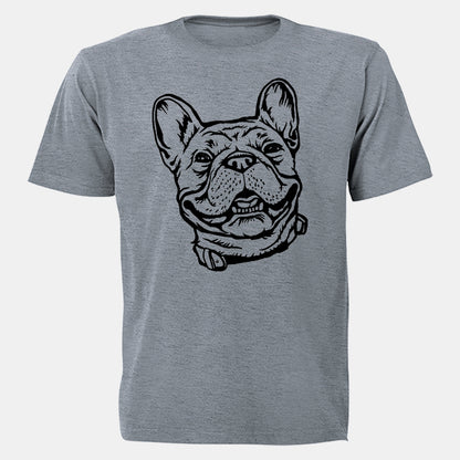 Smiling French Bulldog - Adults - T-Shirt - BuyAbility South Africa