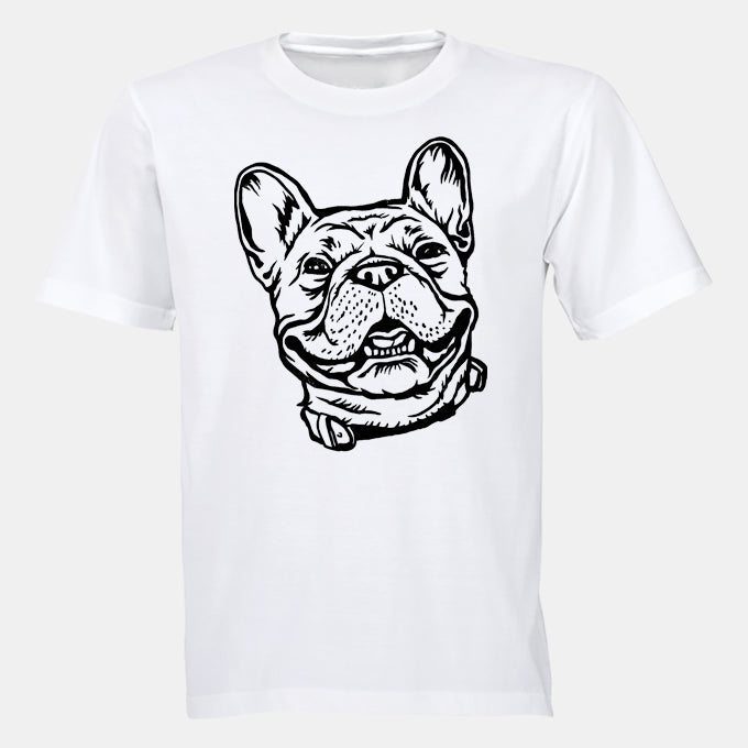 Smiling French Bulldog - Adults - T-Shirt - BuyAbility South Africa