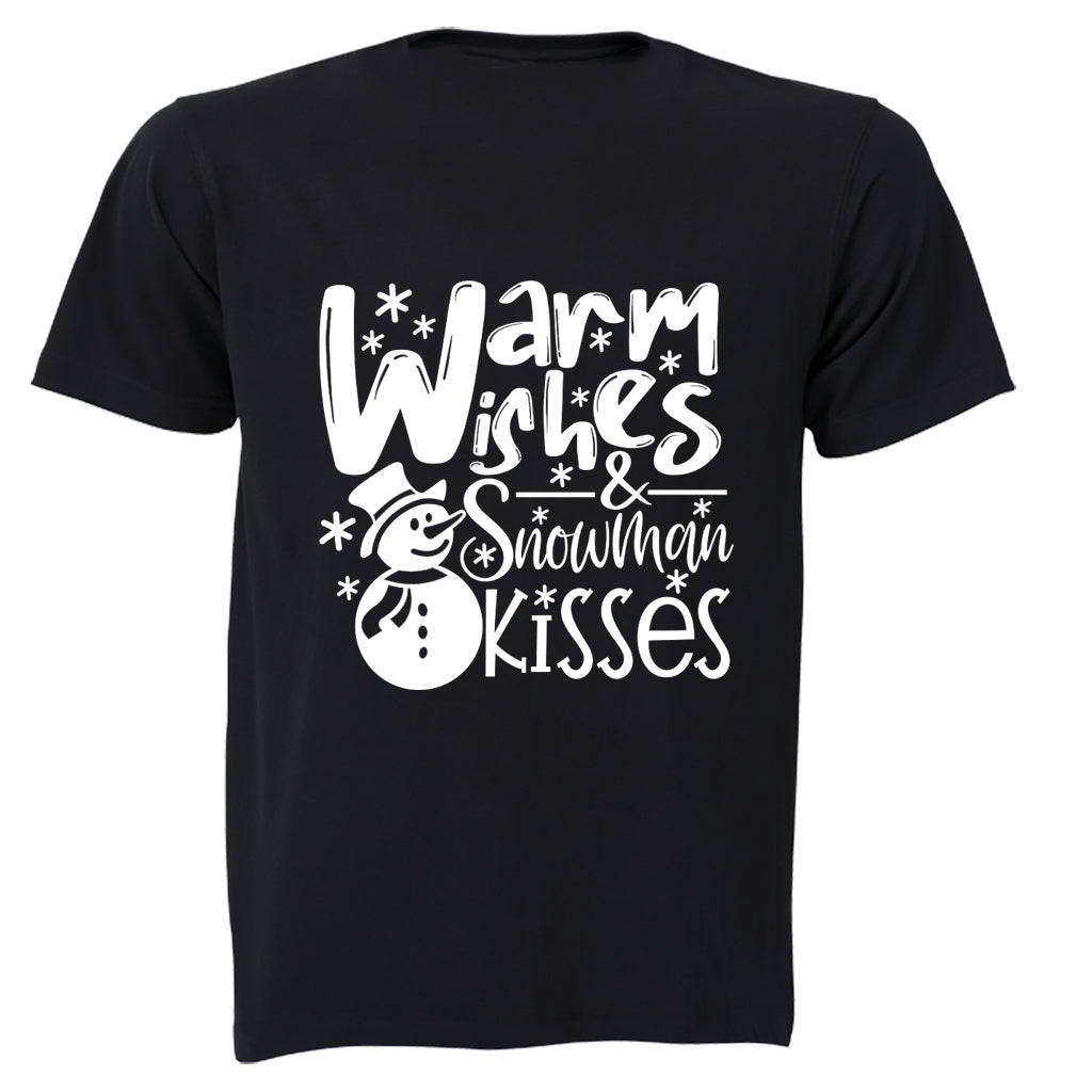 Snowman Kisses - Christmas - Kids T-Shirt - BuyAbility South Africa