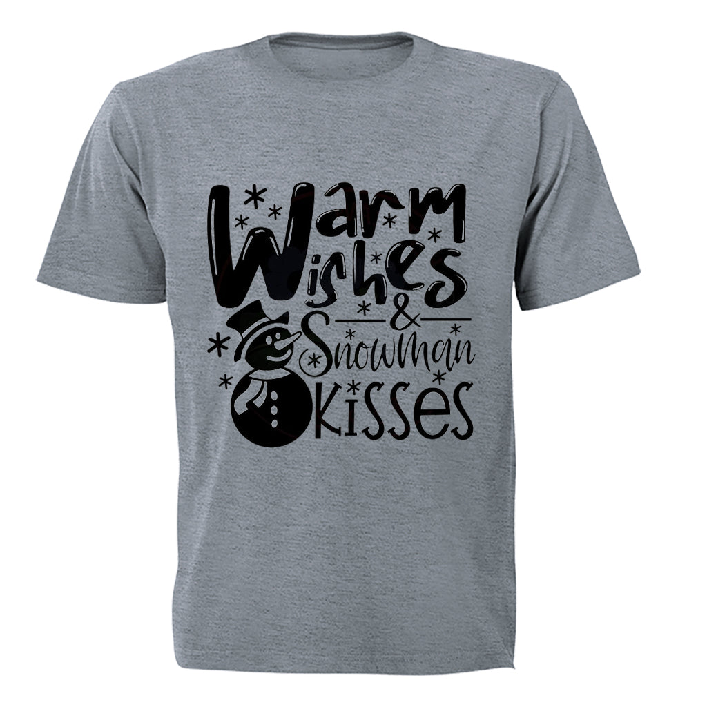 Snowman Kisses - Christmas - Kids T-Shirt - BuyAbility South Africa