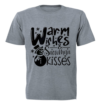 Snowman Kisses - Christmas - Kids T-Shirt - BuyAbility South Africa