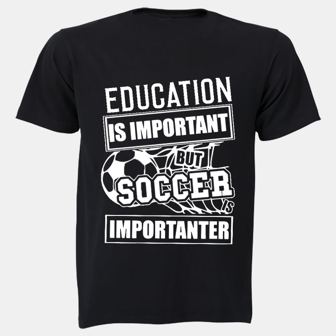 Soccer is Importanter - Kids T-Shirt - BuyAbility South Africa
