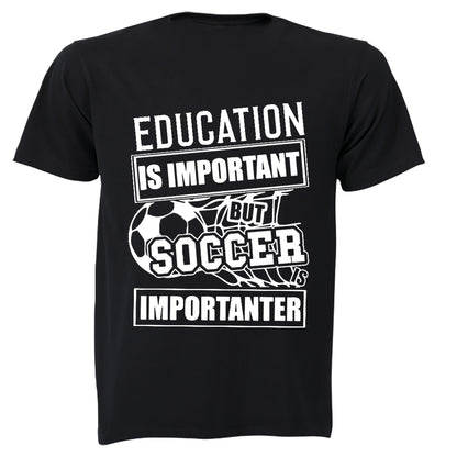 Soccer is Importanter - Kids T-Shirt - BuyAbility South Africa