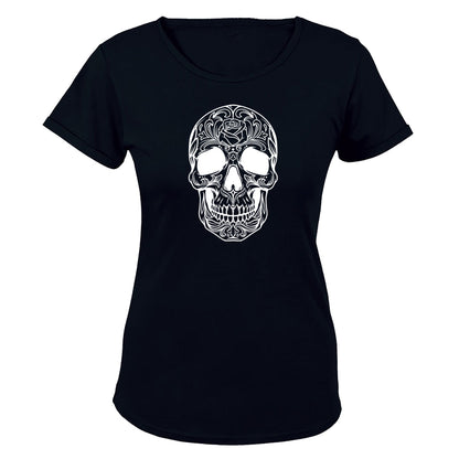 Sugar Skull - Halloween - Ladies - T-Shirt - BuyAbility South Africa