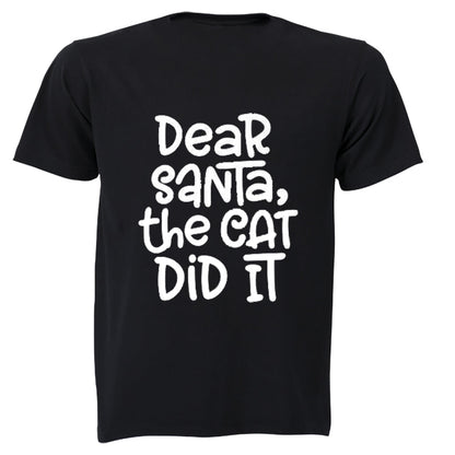 The Cat Did It - Christmas - Kids T-Shirt - BuyAbility South Africa