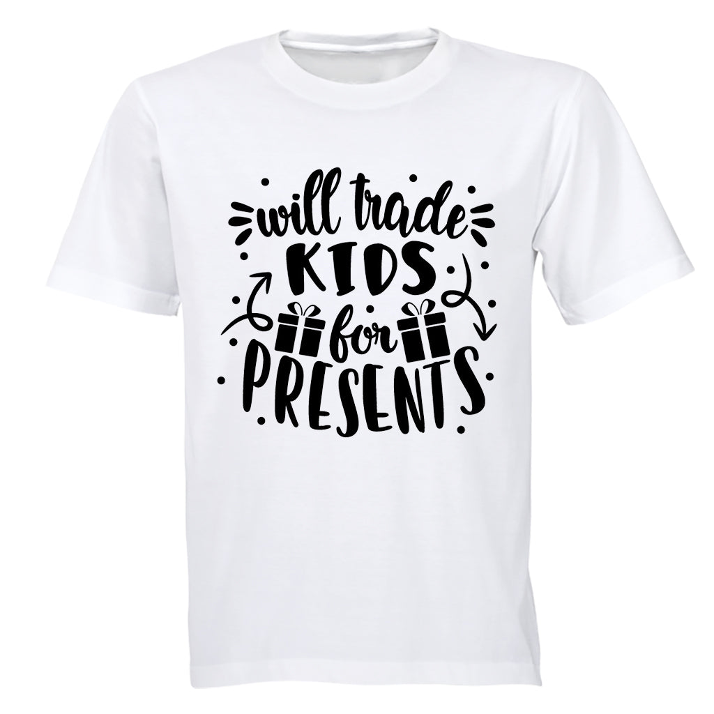 Trade Kids for Presents - Christmas  - Adults - T-Shirt - BuyAbility South Africa