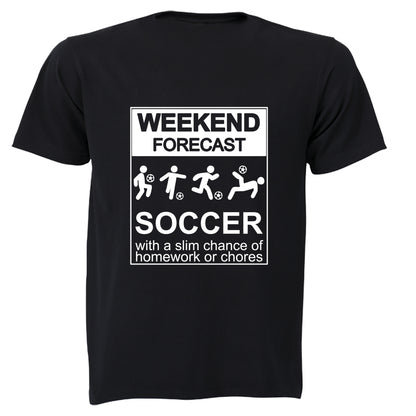 Weekend Forecast - SOCCER - Kids T-Shirt - BuyAbility South Africa