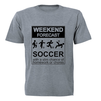 Weekend Forecast - SOCCER - Kids T-Shirt - BuyAbility South Africa