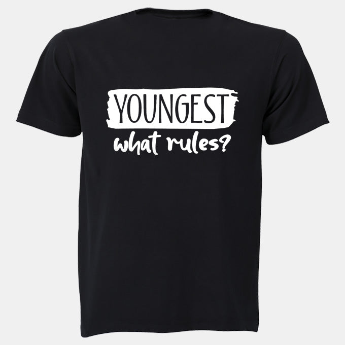 Youngest Child - What Rules - Kids T-Shirt - BuyAbility South Africa