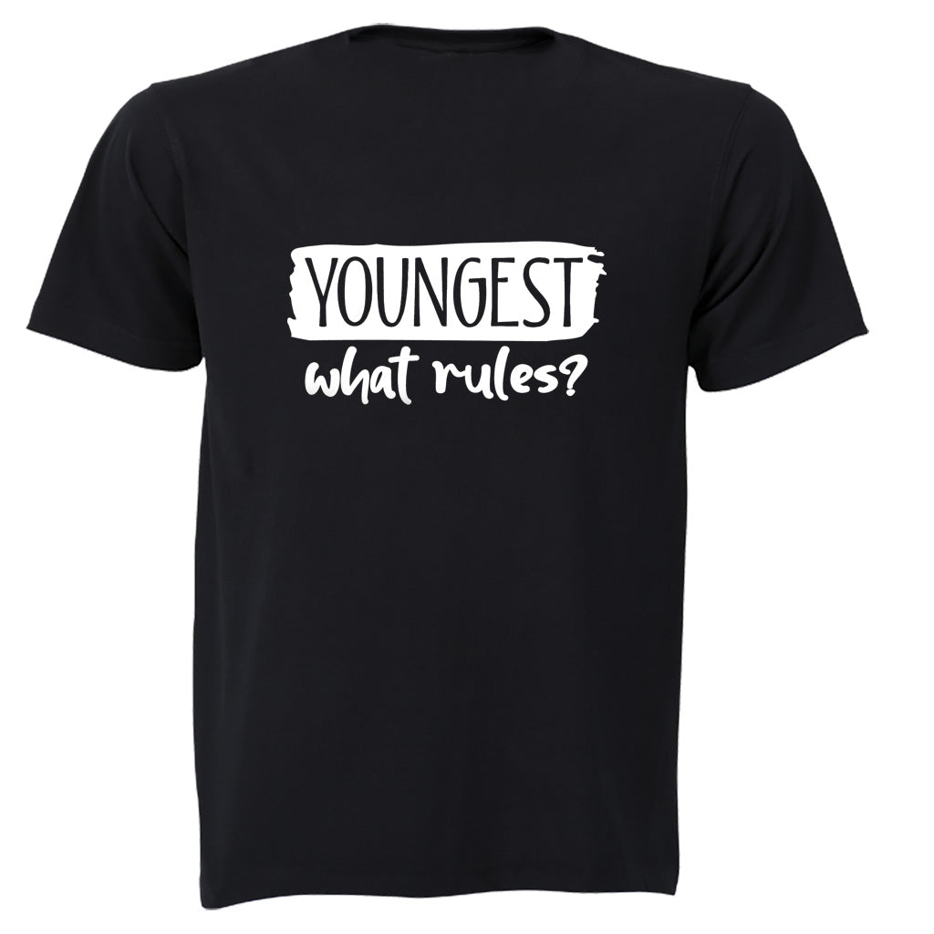 Youngest Child - What Rules - Kids T-Shirt - BuyAbility South Africa