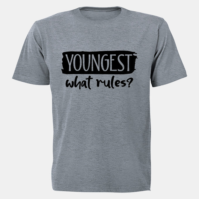 Youngest Child - What Rules - Kids T-Shirt - BuyAbility South Africa