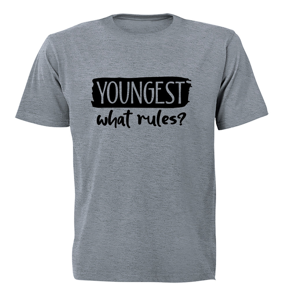 Youngest Child - What Rules - Kids T-Shirt - BuyAbility South Africa