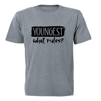 Youngest Child - What Rules - Kids T-Shirt - BuyAbility South Africa