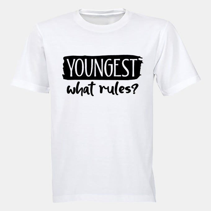 Youngest Child - What Rules - Kids T-Shirt - BuyAbility South Africa