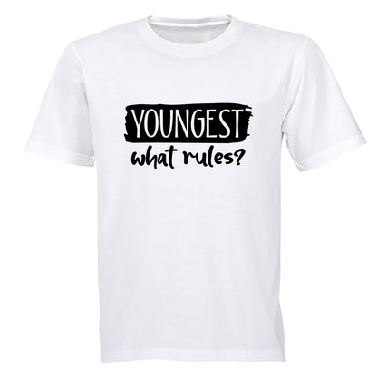 Youngest Child - What Rules - Kids T-Shirt - BuyAbility South Africa